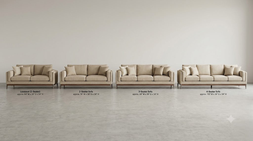 How to Choose the Perfect Sofa Size for Your Living Room | 2026 Guide