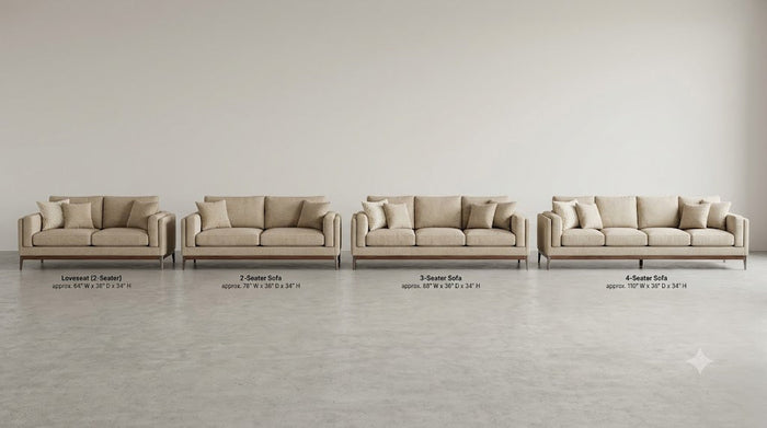 How to Choose the Perfect Sofa Size for Your Living Room | 2026 Guide