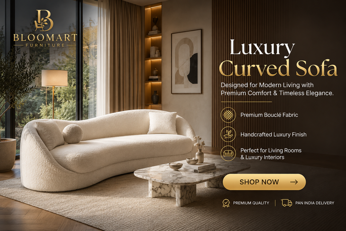 Curved Sofa Chair – A Modern Luxury Accent Chair That Redefines Comfort and Style