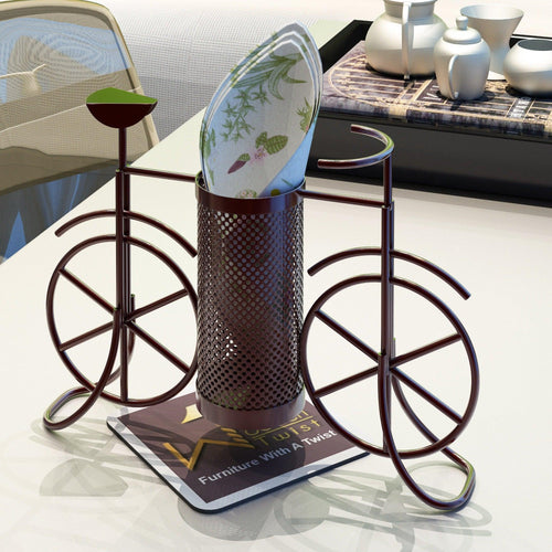 Wrought Iron Antique Pen Stationery Holder