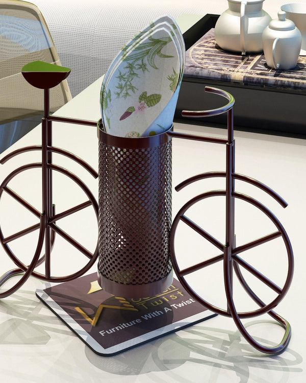 Wrought Iron Antique Pen Stationery Holder