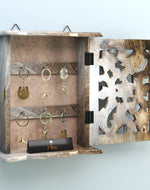 Wooden Hand Carved Key Holder Key Hanging Box