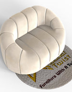 Collin Modern Oval Shape Single Seater Sofa