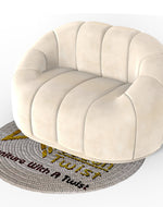 Collin Modern Oval Shape Single Seater Sofa