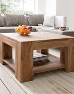 Elegante Wooden Handmade Solid Sheesham Wood Coffee Table