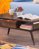 Decoración Wooden Handmade Solid Sheesham Wood Coffee Table