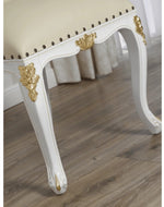 Wooden Twist Kreslo Teak Wood Tufted Chair
