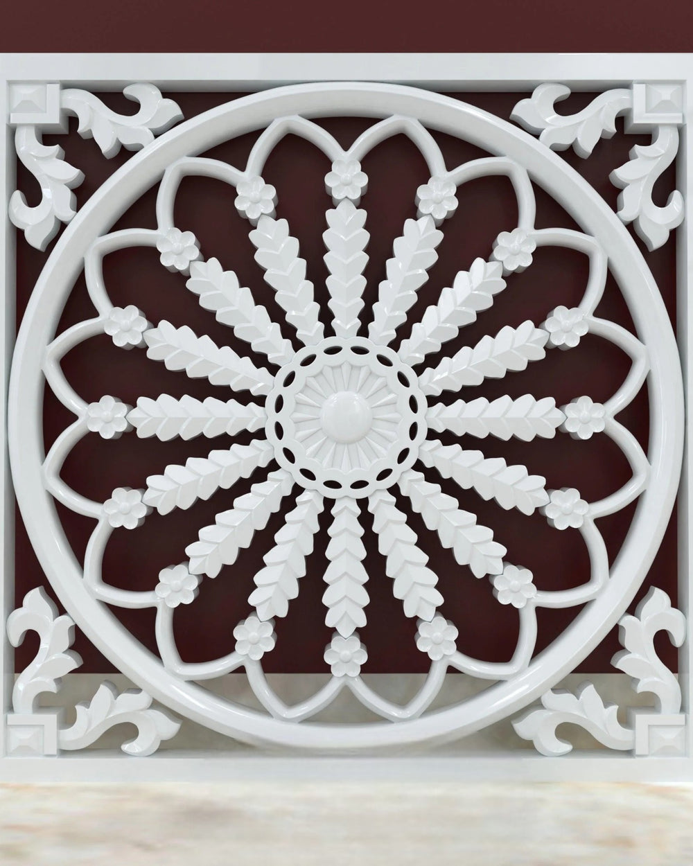 Premium Wood Hand Carved Wall Panel