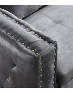 Modern Style 5 Seater Right-Side L-Shape Sofa Cum Bed with Comfort Cushion