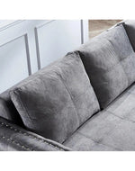 Modern Style 5 Seater Right-Side L-Shape Sofa Cum Bed with Comfort Cushion