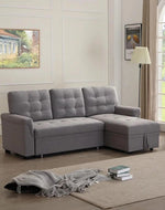 Modern 5 Seater L-Shape Sofa Cum Bed with Comfort Cushion RHS