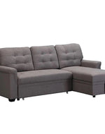 Modern 5 Seater L-Shape Sofa Cum Bed with Comfort Cushion RHS