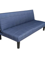 Bloomart Penny 3-Seater Sofa Cum Bed Space-Saving Convertible Sofa for Living Room (Navy Blue)