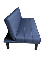 Bloomart Penny 3-Seater Sofa Cum Bed Space-Saving Convertible Sofa for Living Room (Navy Blue)