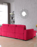 Madera 5 Seater L-Shape Sofa Cum Bed with Comfort Cushion