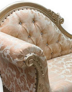 Handmade French Baroque Style Chaise Lounge Gold leaf