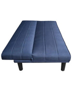 Bloomart Penny 3-Seater Sofa Cum Bed Space-Saving Convertible Sofa for Living Room (Navy Blue)