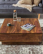 Avión Wooden Handmade Solid Sheesham Wood Coffee Table