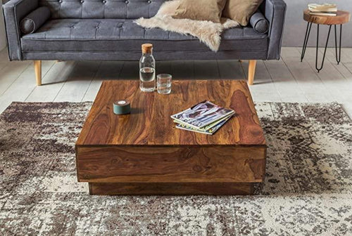 Avión Wooden Handmade Solid Sheesham Wood Coffee Table