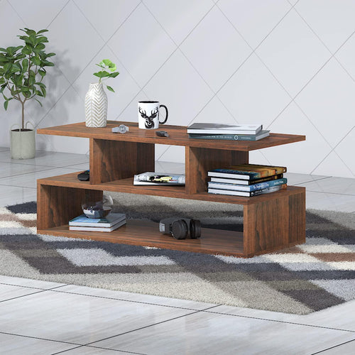 Cajones Wooden Handmade Solid Sheesham Wood Coffee Table - Bloomart
