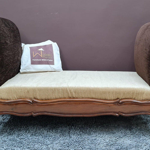 Zestó Premium Sheesham Wood Bench Couch