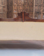 Traditional Wooden 3 Seater  Couch for Home & Office Chaise Lounge Settee (Teak Wood)