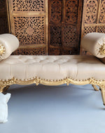 Montérno Sheesham Wood 2 Seater Bench Couch