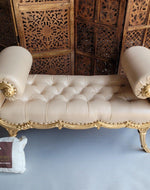 Montérno Sheesham Wood 2 Seater Bench Couch
