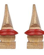 Handcrafted Wooden Nose Shaped Spectacle Holder/ Specs Stand - Bloomart