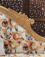 Teak Wood Handcrafted Deewan Chaise Lounge