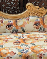 Teak Wood Handcrafted Deewan Chaise Lounge