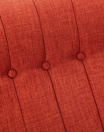 Risco Rocking Chair With Button Tufted Back (Red)