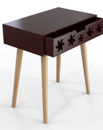 Estrella Wooden Bedside Table With Storage Drawer Nightstand