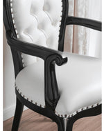 Wooden Twist Kreslo Teak Wood Tufted Chair