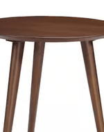 Bloomart Oslo Foldable Round Side Table Rustic Scandinavian Design for Bohemian Home Decor