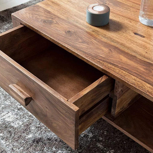 Classic Wooden Handmade Solid Sheesham Wood Coffee Table