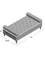 Large Bolstered Lounge Entryway Deewan Three Seater Lounge  for Living Room (Blue Velvet)