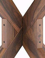 Round Dining Table with Seater 4 Chair And One Table (Teak Wood)