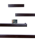 Wooden Rectangular Floating Wall Shelves set of 4