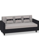 Lifestyle 3 Seater Fabric Sofa Set - Light Grey