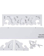 Wooden Decorative & Designer Floating Wall Shelf Set of 3 (White)