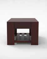 Solid Wood Quartz Coffee Table Honey Finish