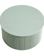 Bloomart Grevyk Round Modern Coffee Table Center Table for Living Room, Minimalist Durable Design for Sofa Side