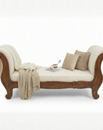 Bloomart Magnifico Handmade Sheesham Wood Sofa Couch, Durable and Elegant for Modern Living Room
