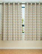 Fabrahome Light Filtering 4.5 Ft Holland Fabric Window Curtain ( Beige ) - Bloomart