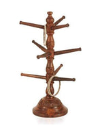 Wooden Handicraft Wooden Bangle Stand Hand Carved - WoodenTwist