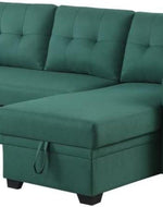 L-Shape Sectional Sleeper Sofa Cum Bed 5 Seater