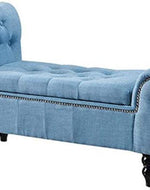 Upholstered Tufted Storage Bench Sofa Footstool Bed End Table for Living Room Bedroom
