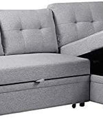 L-Shape Sectional Sleeper Sofa Cum Bed 5 Seater