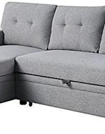 L-Shape Sectional Sleeper Sofa Cum Bed 5 Seater
